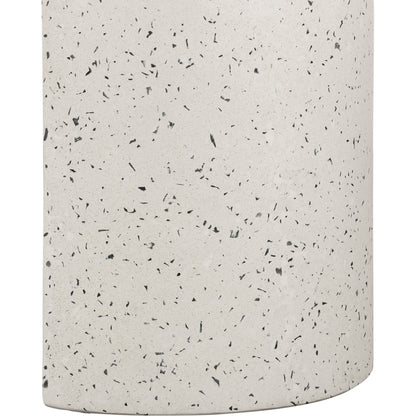 Lyon Outdoor Bench by Moe's Home Collection in terrazzo- greystone. Made from cement, terrazzo in a modern style.