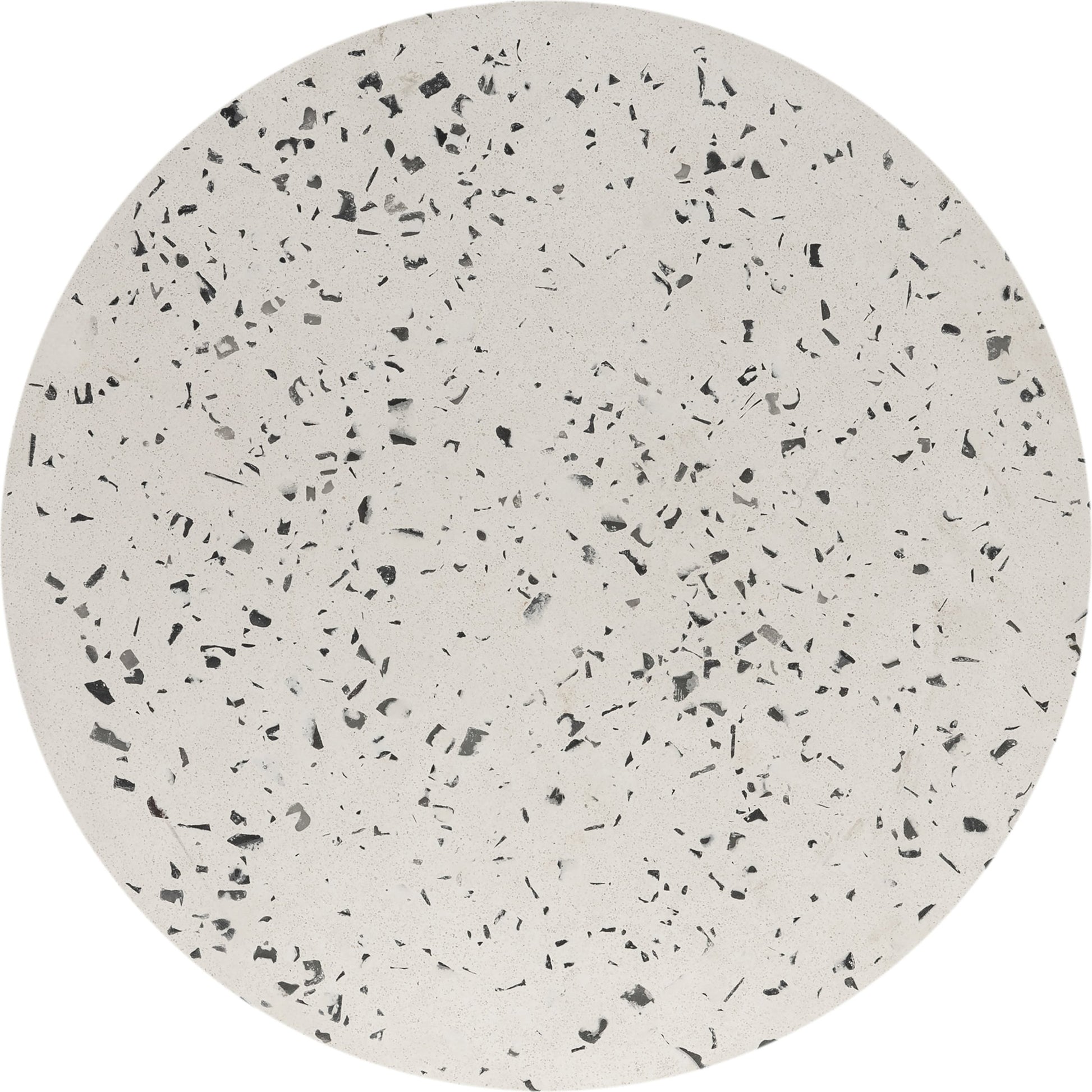 Lyon Outdoor Stool by Moe's Home Collection in greystone. Made from cement, terrazzo in a modern style.