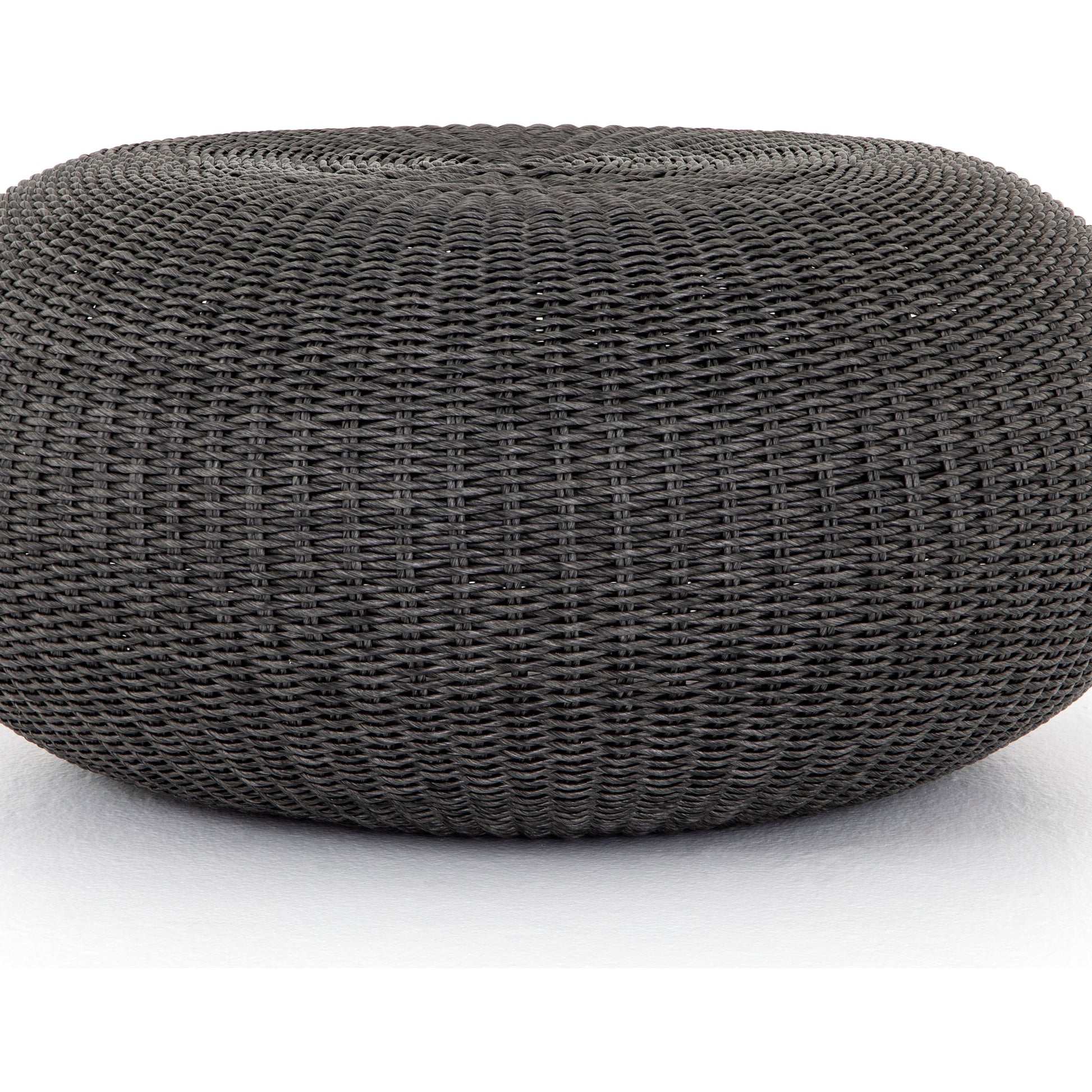 Phoenix Outdoor Coffee Table by Four Hands in vintage white. Made from 100% polyethylene, aluminum in a cottage & farmhouse style.