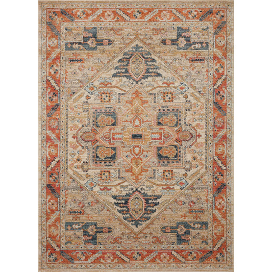 Jocelyn Kayla Rug by Loloi II in sand, multi. Made from 100% polypropylene in a eclectic & global style.