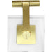 Jonah Pull by Worlds Away in clear. Made from acrylic, metal in a modern style.