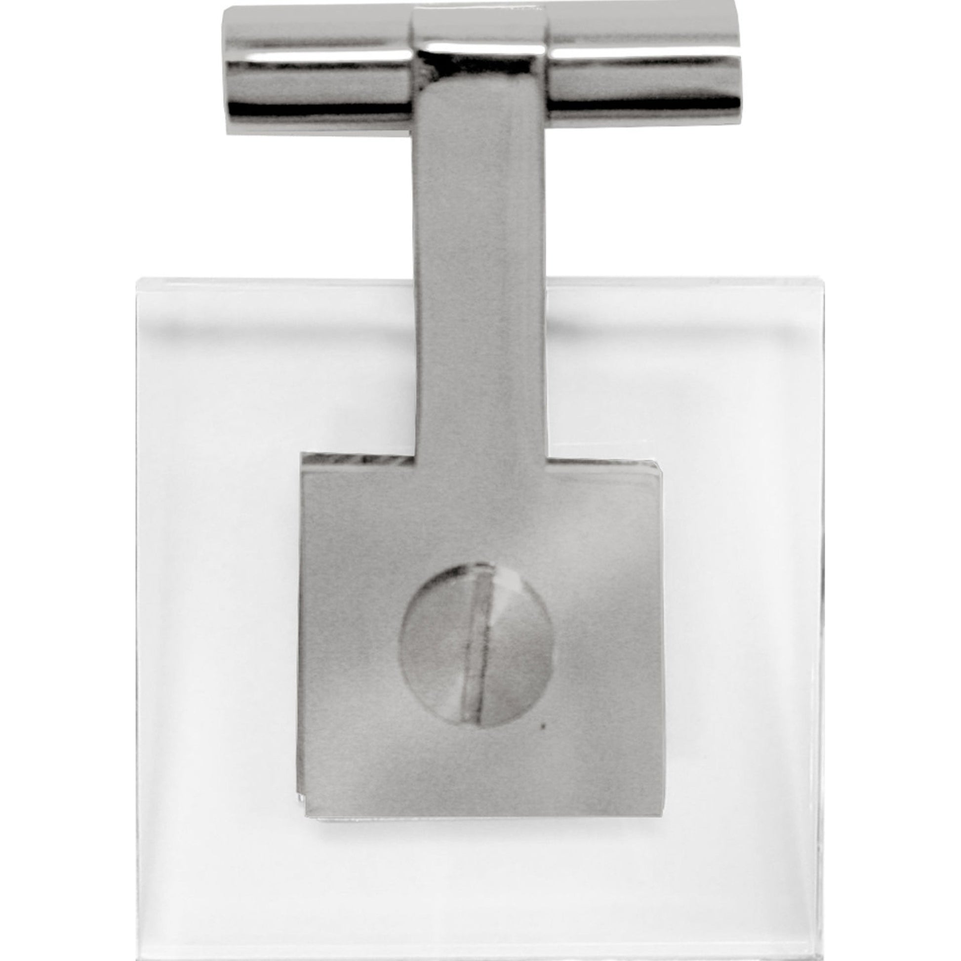 Jonah Pull by Worlds Away in clear. Made from acrylic, metal in a modern style.