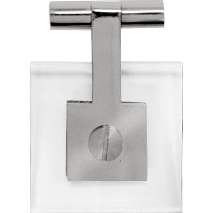 Jonah Pull by Worlds Away in clear. Made from acrylic, metal in a modern style.