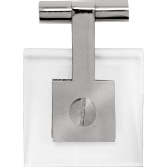 Jonah Pull by Worlds Away in clear. Made from acrylic, metal in a modern style.
