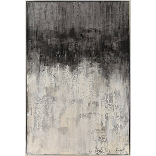Eventide Wall Decor by Moe's Home Collection in multicolor. Made from acrylic paint, polyethylenene canvas, plastic frame, plastic in a modern style.