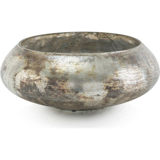 Burnished Silver Bowl by John-Richard in pewter, silver. Made from unique in a eclectic & global style.