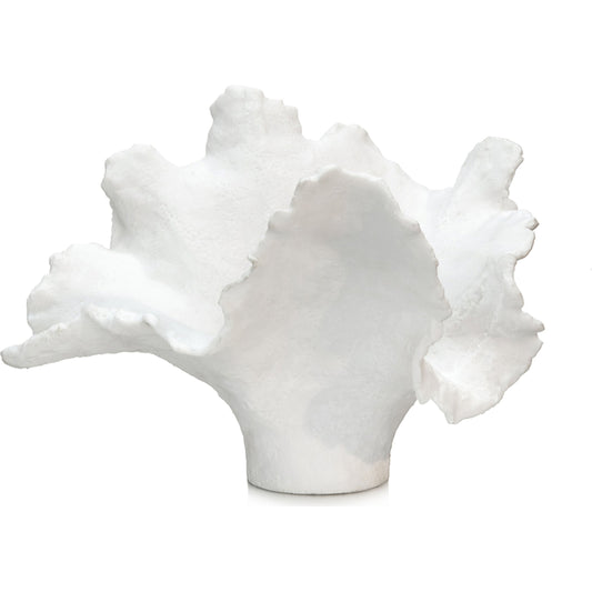 Floating Cloud Vase by John-Richard in white and white. Made from unique in a coastal style.