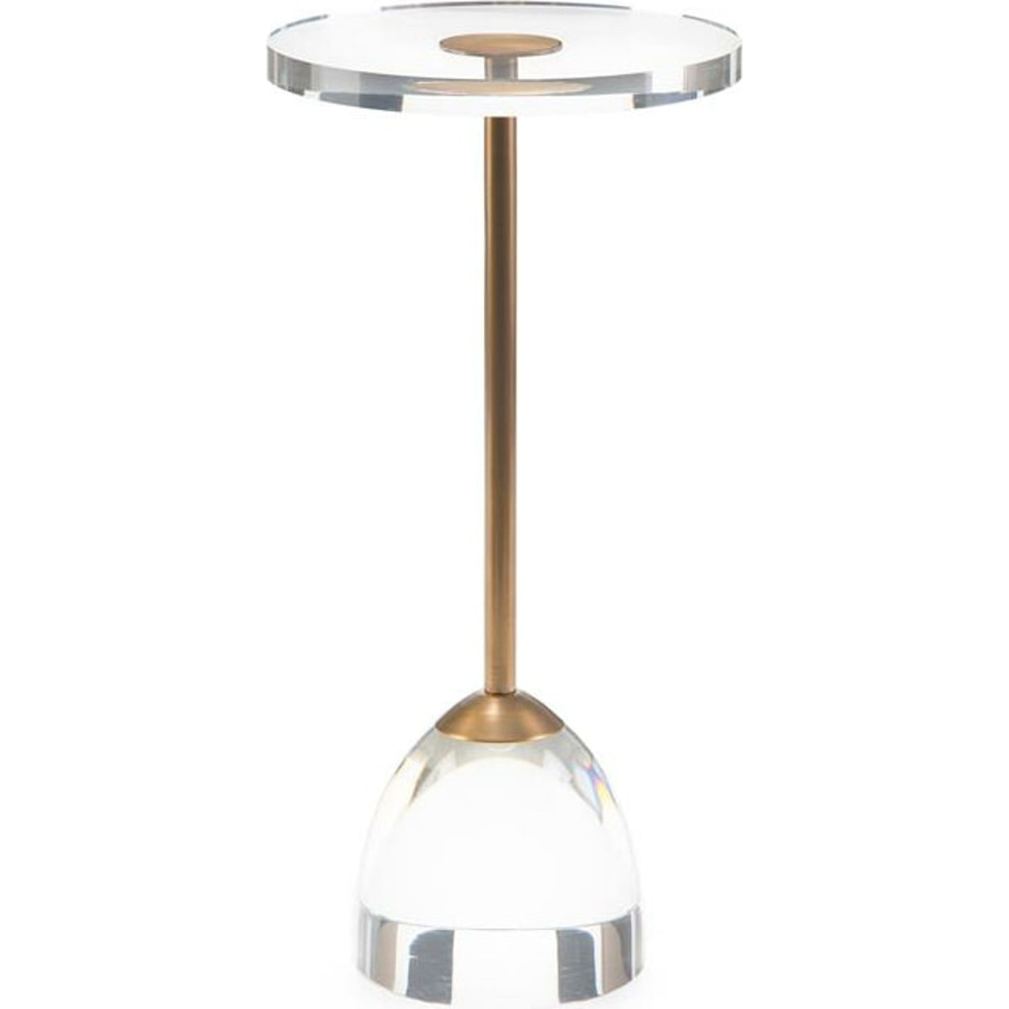 001 SR-863138 | Primary Silo | ﻿Brass and Acrylic Martini Side Table by John-Richard in brass. Made from acrylic, brass in a modern style.