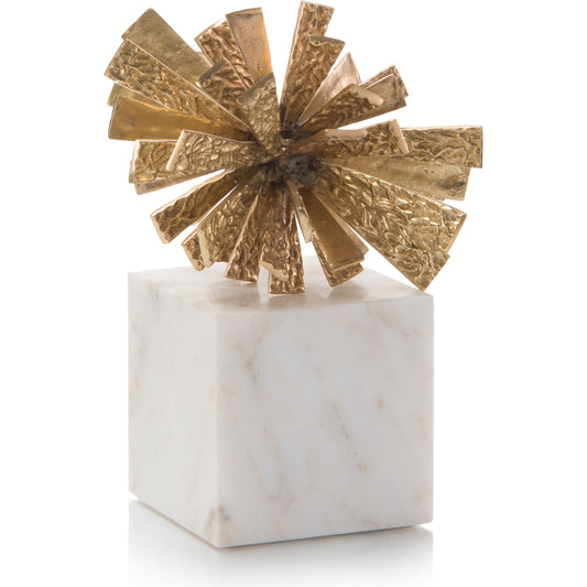 Cartier Star by John-Richard in brass, white and wht, gold. Made from brass, marble in a modern style.