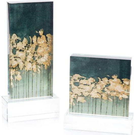 Gold over Teal by John-Richard in gold. Made from unique in a coastal style.