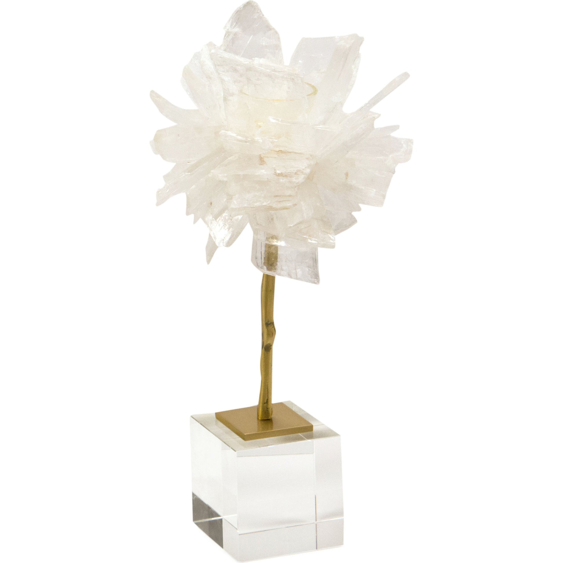 Floating Votive by John-Richard in clear and brass, clear. Made from unique in a eclectic & global style.