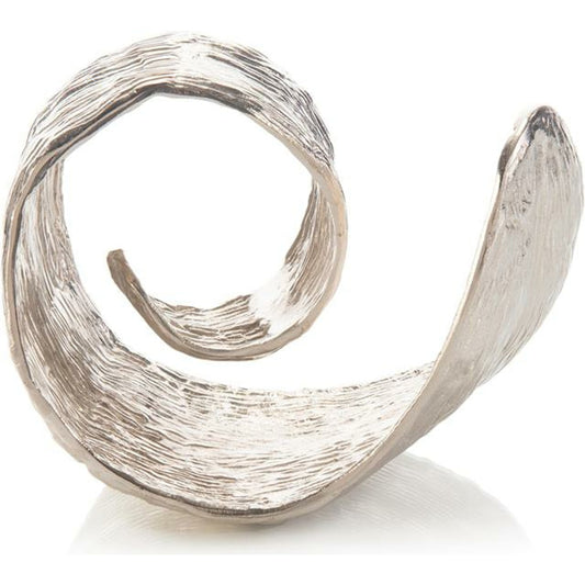 Organic Curl by John-Richard in nickel. Made from nickel in a modern style.