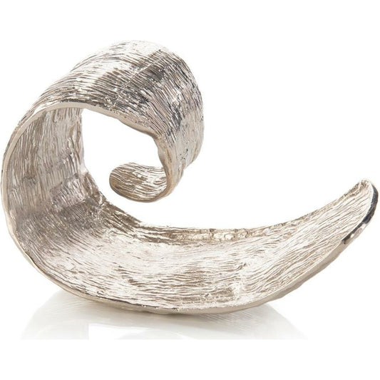 Organic Curl by John-Richard in nickel. Made from nickel in a modern style.