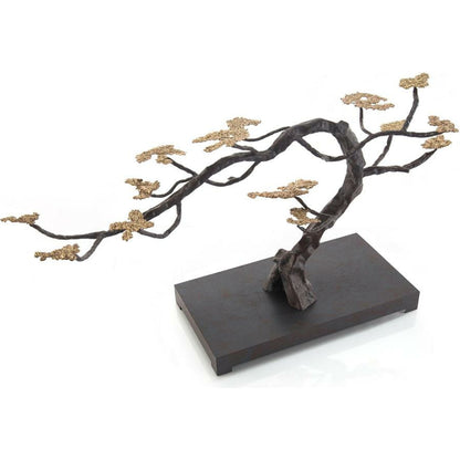 Windswept Sculpture in Antique Brass by John-Richard in brass. Made from brass in a eclectic & global style.