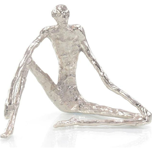 Nickel Sitting Sculpture by John-Richard in nickel. Made from nickel in a eclectic & global style.