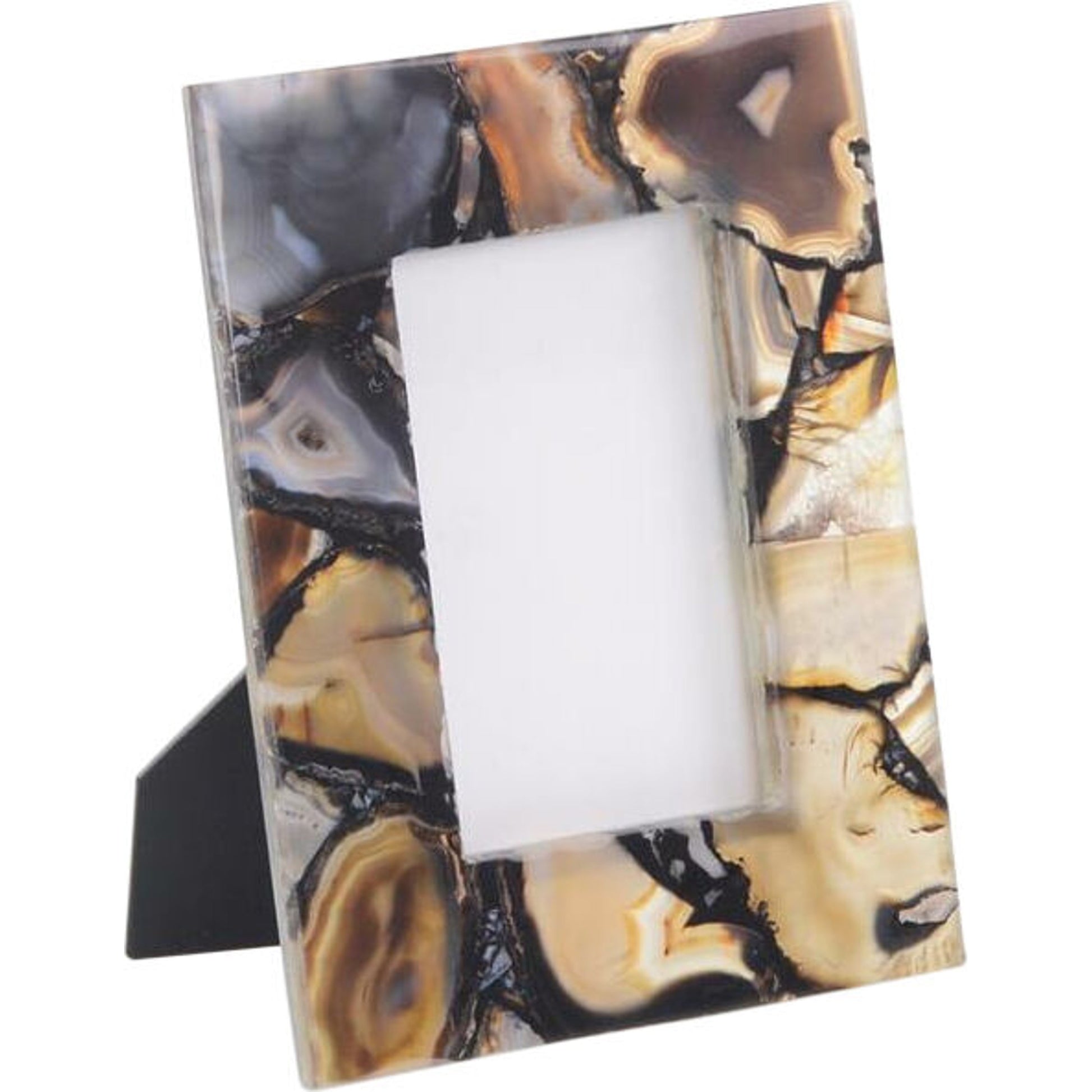 Agate Picture Frame by John-Richard in clear. Made from unique in a transitional style.
