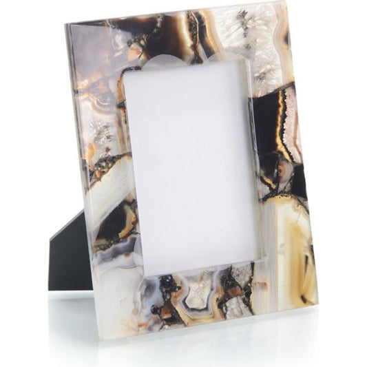 Agate Picture Frame by John-Richard in clear. Made from unique in a transitional style.