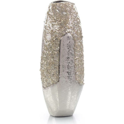 Irregular Outcroppings Vase II by John-Richard in natural. Made from glass in a modern style.