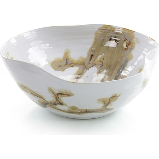 Floating Branches Bowl by John-Richard in brown, white. Made from unique in a eclectic & global style.