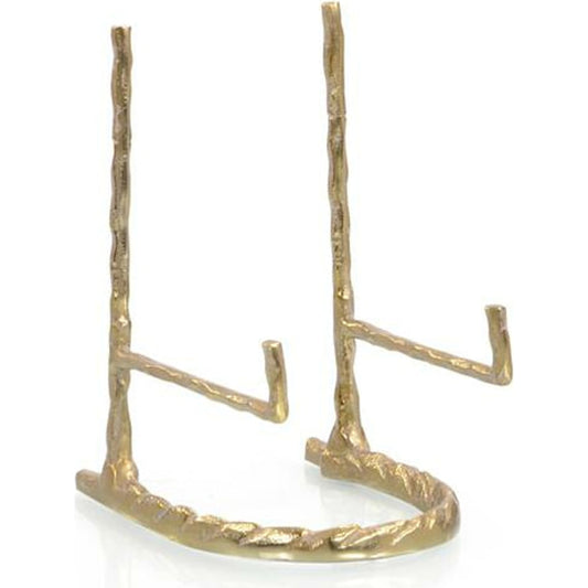 Giacometti Bowl Stand by John-Richard in gold. Made from unique in a traditional style.