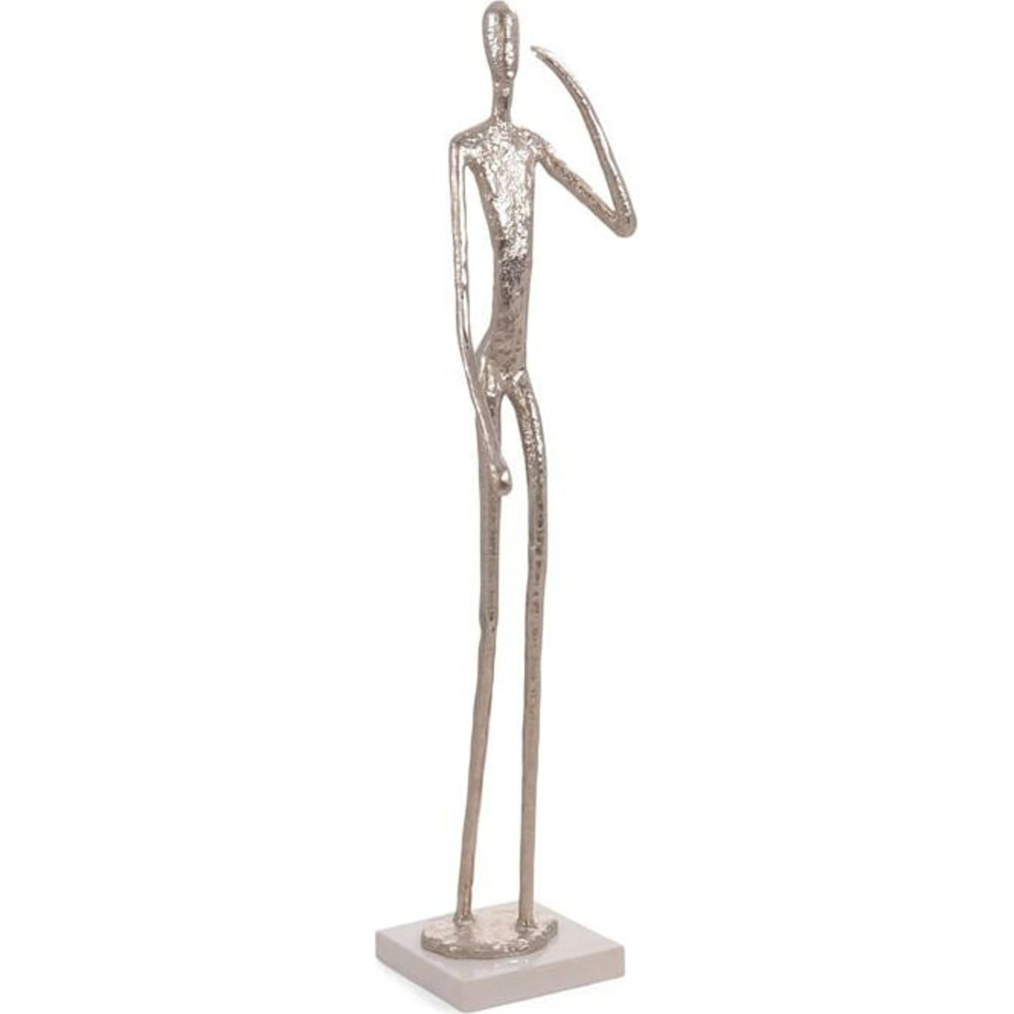 001 SR-865015 | Primary Silo | Nickel Figure Sculpture I by John-Richard in nickel, white. Made from nickel in a eclectic & global style.