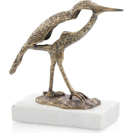 Sanderling I by John-Richard in brass, white. Made from brass in a coastal style.