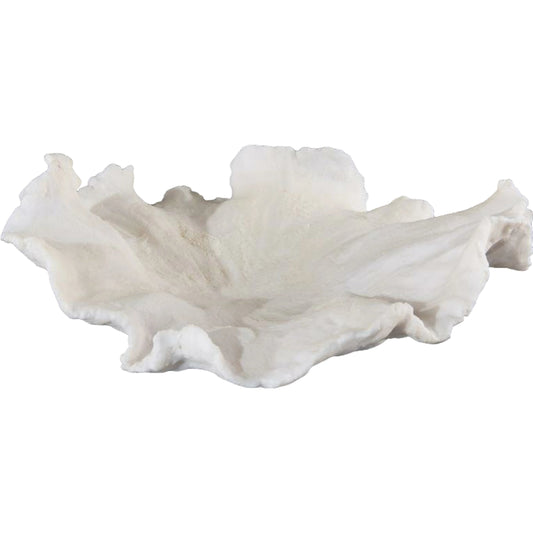 Floating Wave Bowl by John-Richard in cream. Made from unique in a modern style.