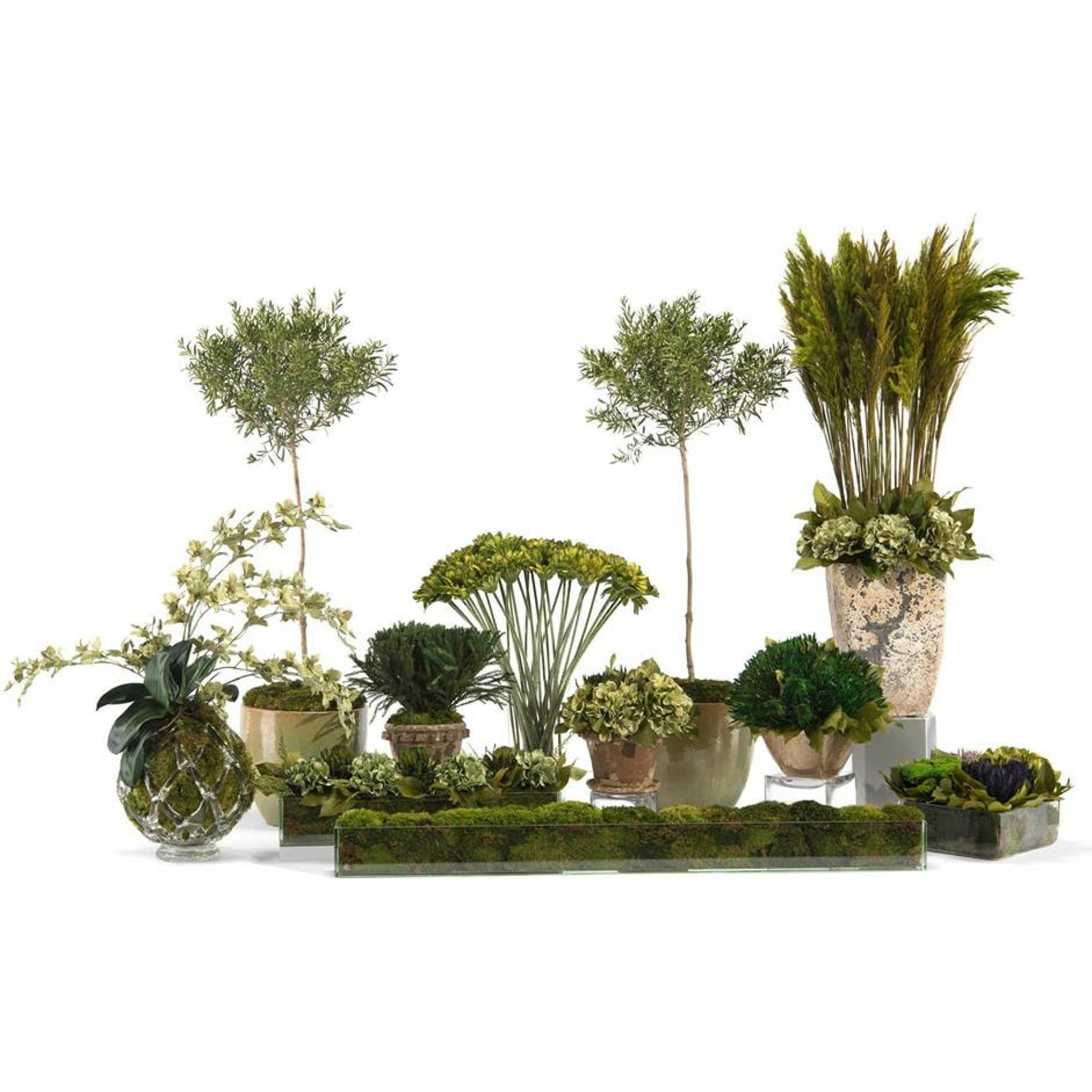 Moss Mounds by John-Richard in natural. Made from glass in a modern style.