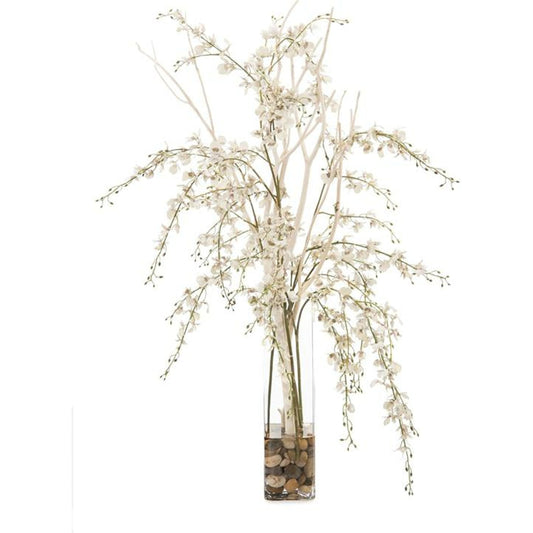 Mitsumata Orchids by John-Richard in white. Made from unique in a coastal style.