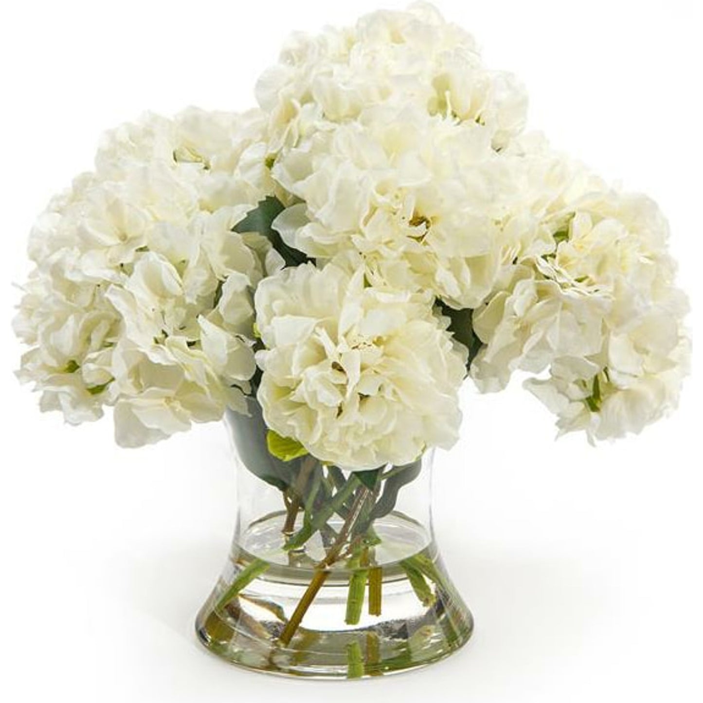 001 SR-866157 | Primary Silo | White Hydrangeas by John-Richard in clear, white. Made from unique in a cottage & farmhouse style.