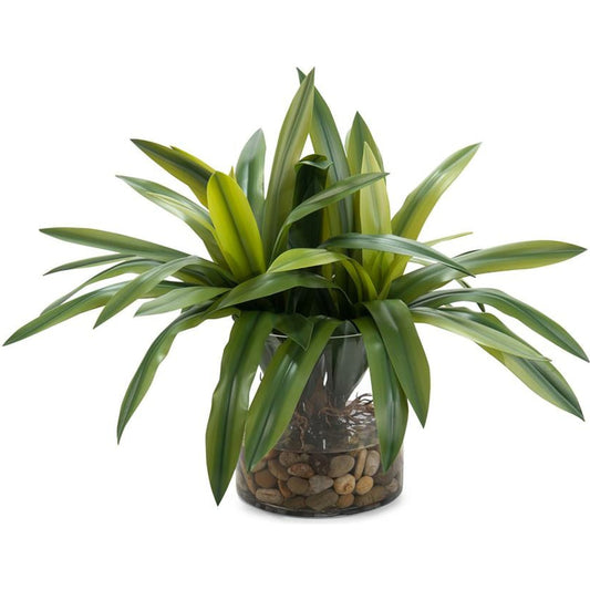 Real Touch Yucca by John-Richard in green. Made from unique in a coastal style.