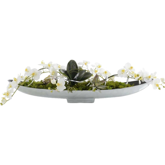 Drifting Orchids by John-Richard in silver. Made from unique in a modern style.