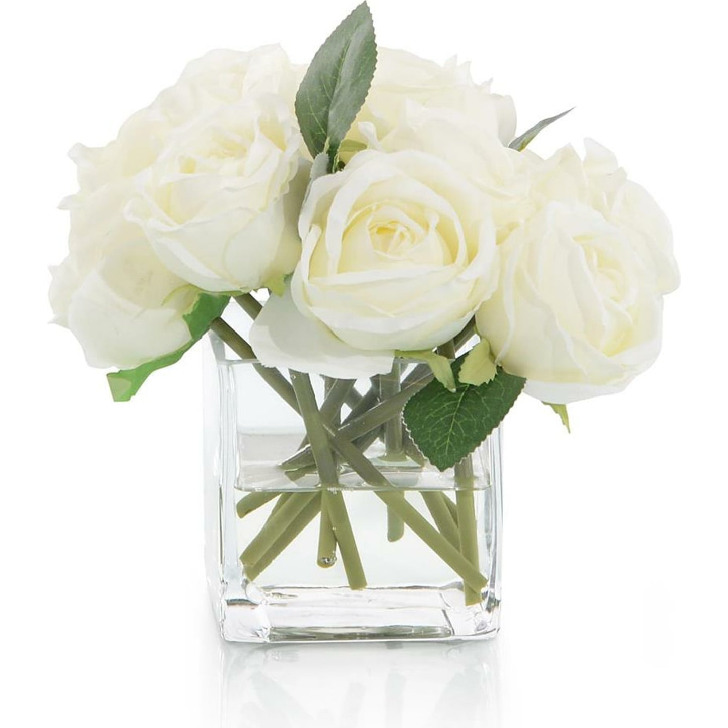 001 SR-885141 | Primary Silo | White Rose by John-Richard in clear, white. Made from unique in a cottage & farmhouse style.