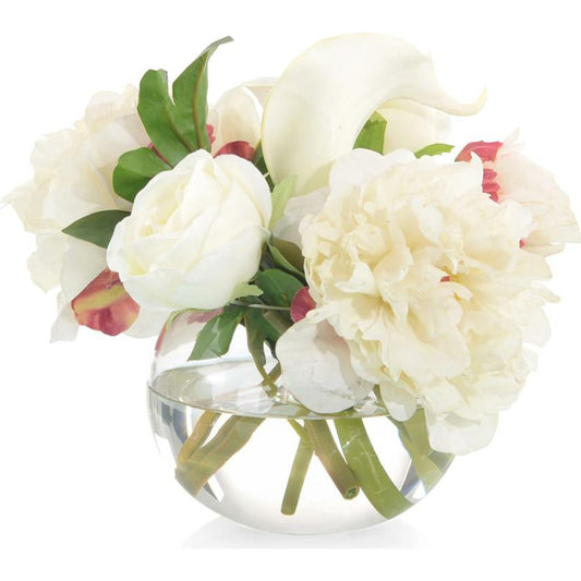 Sweet Pea by John-Richard in clear. Made from glass in a transitional style.