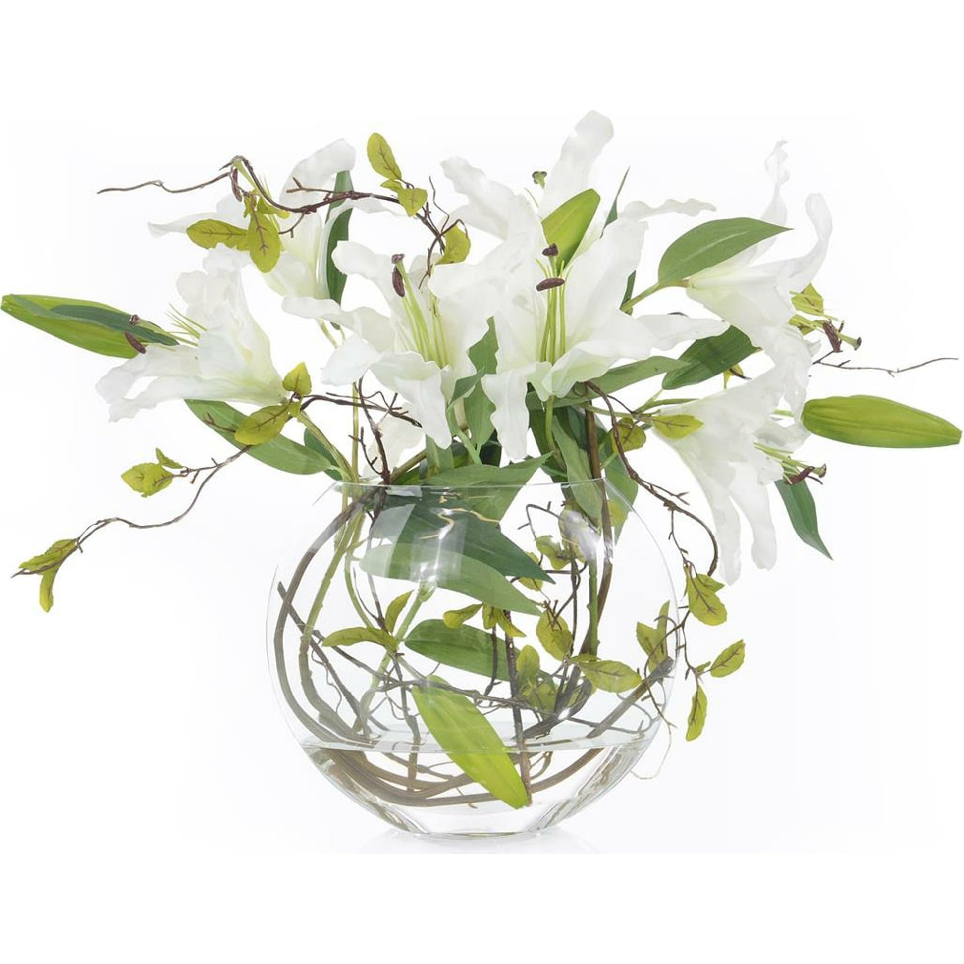 Sweet Lilies by John-Richard in clear. Made from unique in a transitional style.