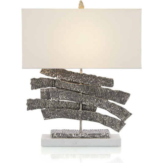 Crinkle Swoosh Lamp by John-Richard. Made from unique in a eclectic & global style.