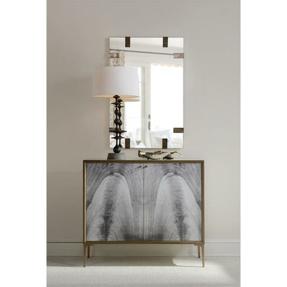 Baluster Table Lamp by John-Richard in black, gray. Made from iron, marble, crystal in a eclectic & global style.