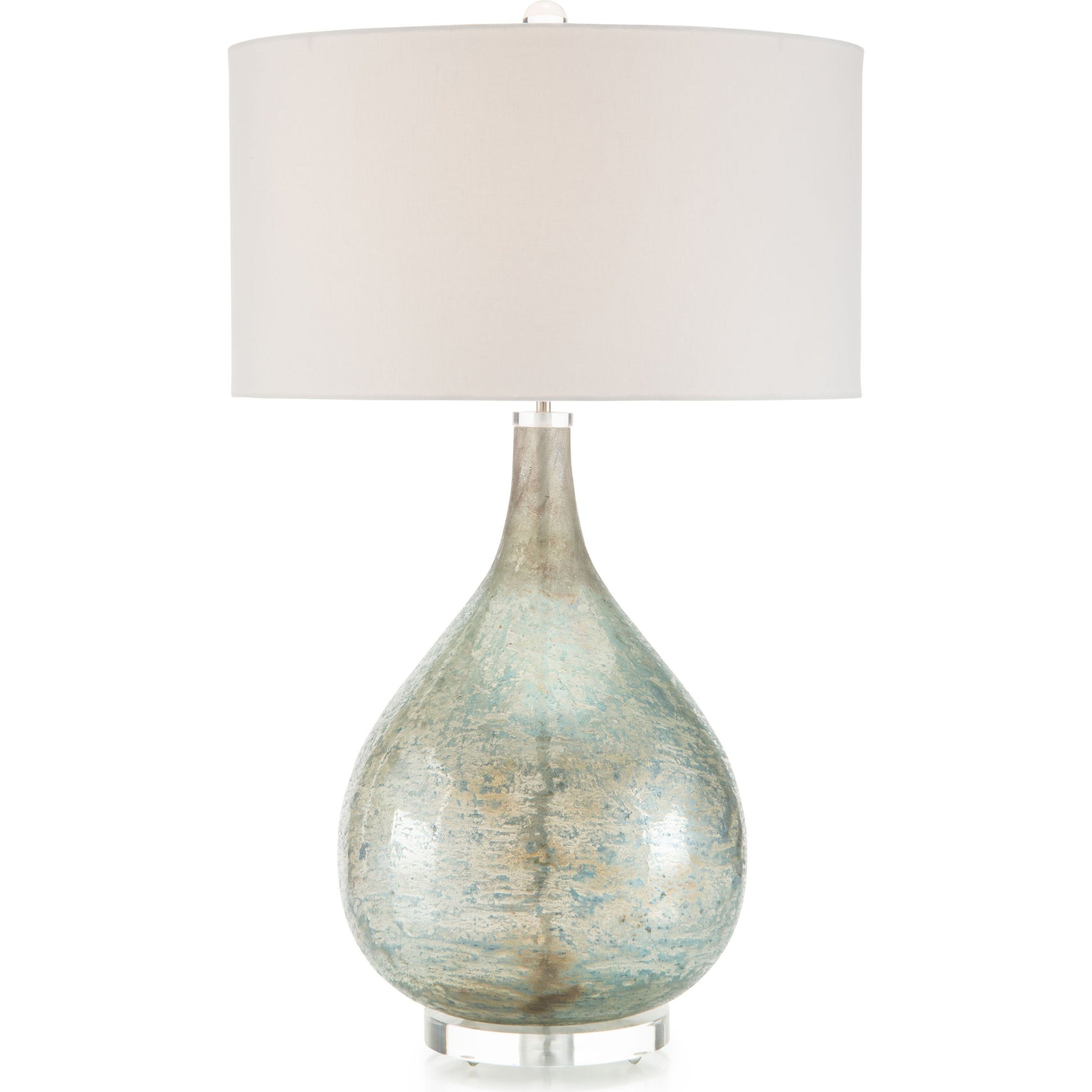 Deep Ocean Blue by John-Richard in blue, clear. Made from brass, marble in a coastal style.