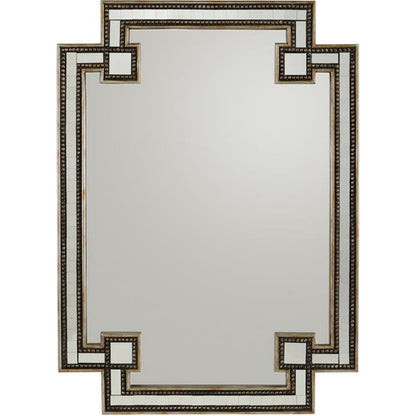 Omega Mirror by John-Richard in clear. Made from unique in a traditional style.