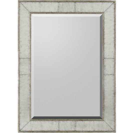 Callista Mirror by John-Richard in clear, silver. Made from unique in a transitional style.