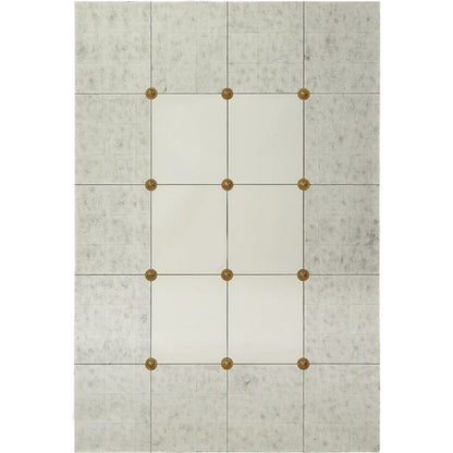Elliot Mirror by John-Richard in natural. Made from unique in a transitional style.