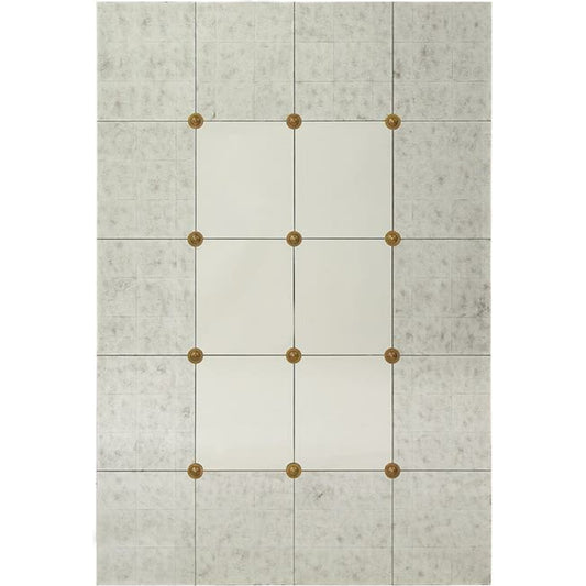 Elliot Mirror by John-Richard in natural. Made from unique in a transitional style.