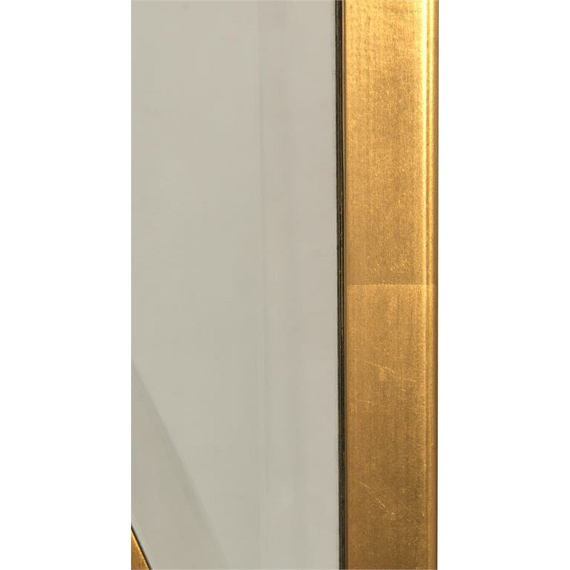 Euclid's Mirror by John-Richard in gold. Made from unique in a transitional style.