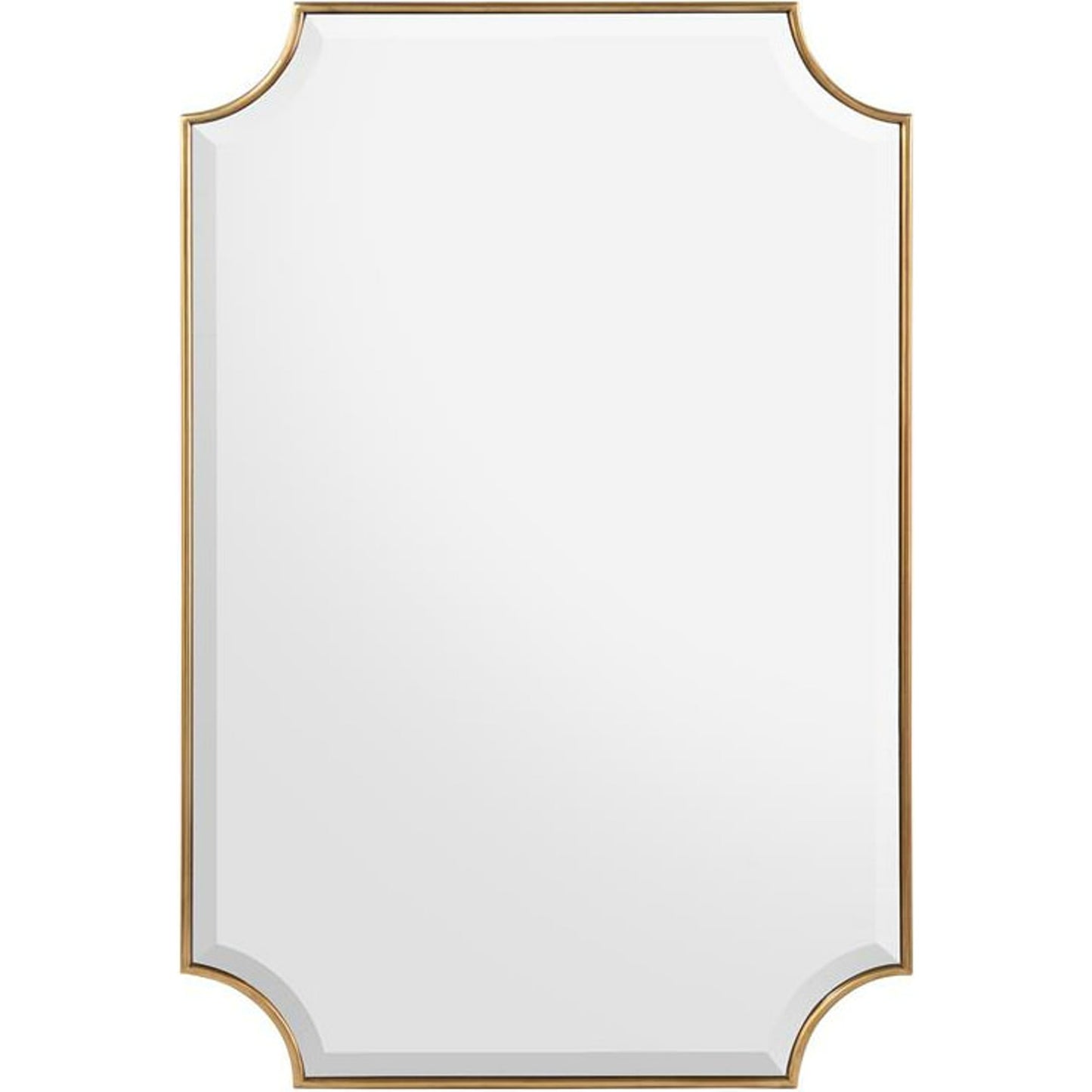 001 SR-865230 | Additional Silo | Priora Mirror by John-Richard in clear, gold. Made from unique in a transitional style.