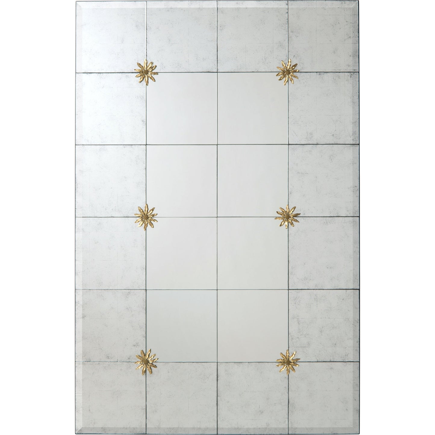 000 SR-771576 | Primary Silo | Abbey Mirror by John-Richard in brass and antique eglomise. Made from mdf, celtis veneer, glass in a traditional style.