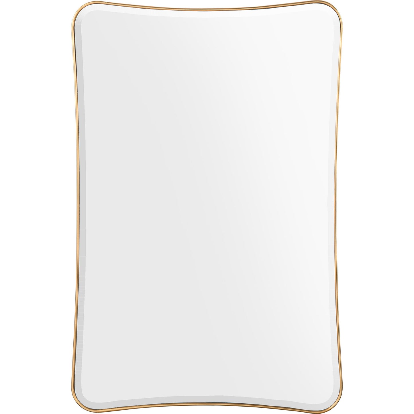 001 SR-771738 | Primary Silo | Epernay Mirror by John-Richard in gold and gold. Made from mdf, acacia solids, celtis veneer, modern mirror with bevel in a modern style.