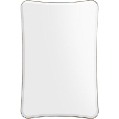 Chalon Mirror by John-Richard in pewter and pewter. Made from mdf, acacia solids, celtis veneer, modern mirror with bevel in a modern style.