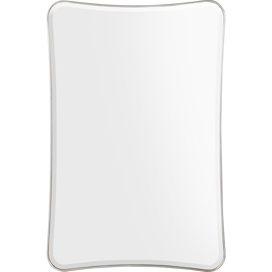 Chalon Mirror by John-Richard in pewter and pewter. Made from mdf, acacia solids, celtis veneer, modern mirror with bevel in a modern style.