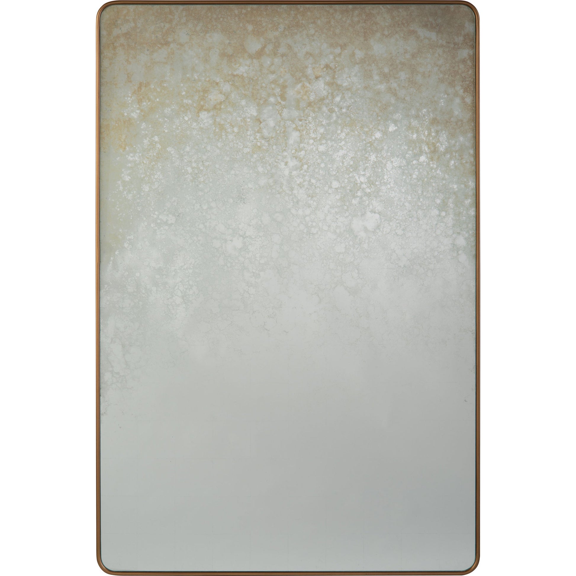Pastelle Mirror by John-Richard in cream, gold, gray, white and aztec gold, pastelle eglomise. Made from acacia, mdf, glass, french cleat in a transitional style.