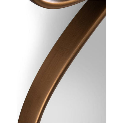 Quadrant Mirror by John-Richard in gold. Made from unique in a modern style.